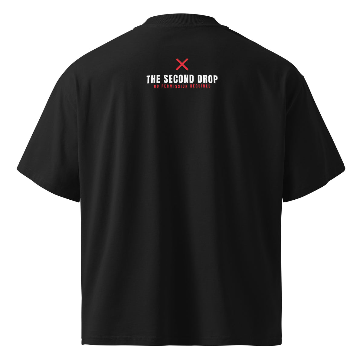 Play It Loud Mixtape oversized tee, black with retro cassette graphic, The Second Drop